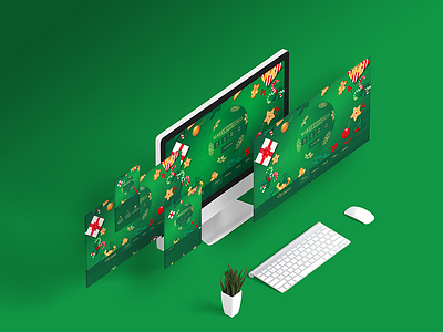 Christmas Landing Page Design app landing page branding christmas christmas discount christmas landing page christmas offer christmas website colorful design envato illustration landing page ui landingpage psd psd template saas landing page template typography ui ux