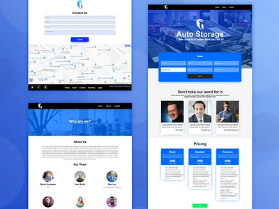 Car Storage booking branding business car clean design developer flat illustration landing page landingpage muscle car ui ux web web design webdesign webflow website website design