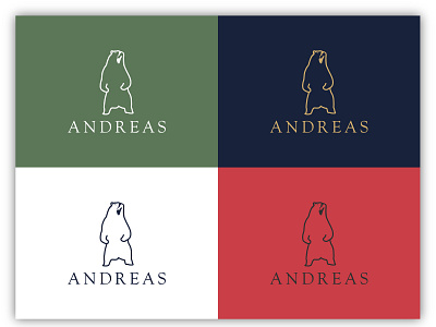 ANDREAS Logo Design branding design logo typography