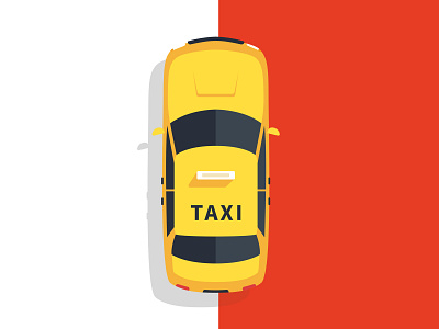 Taxi branding car illustration taxi vector