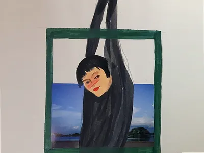 Nothing collage art illustration liumeng nothing painting