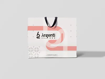 Argenti - Shopping Bag abstract art brand brand identity branding clothes shop concept design graphic illustration modular design shopping bag