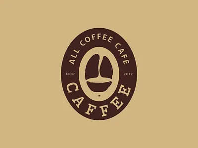 Caffee | All Coffee Cafe - Secondary Logo brand brand identity brand strategy branding design graphic design logo logo design logo designer studio type typography