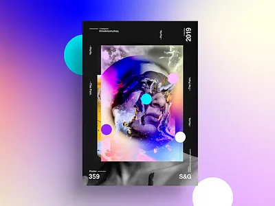 The Pain. It Hurts. adobe art collage collageart color gradient gradient design illustration love photoshop poster posterdesign retro surreal swiss texture type typography vector