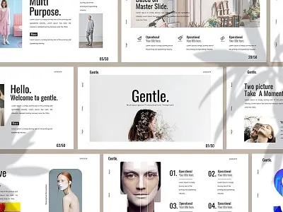 Free Gentle Powerpoint Template branding design free powerpoint template freebie freebies powerpoint