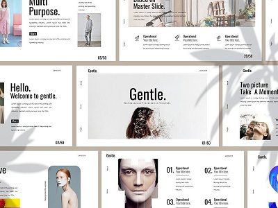 Free Gentle Powerpoint Template branding design free powerpoint template freebie freebies powerpoint