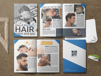 Salon, Spa & Beauty Shop's magazine template design all spa item beauty book cover design branding clean corporate creative graphic design logo magazine magazine cover man woman salon marketing massage new collection salon salon shop simple spa typography