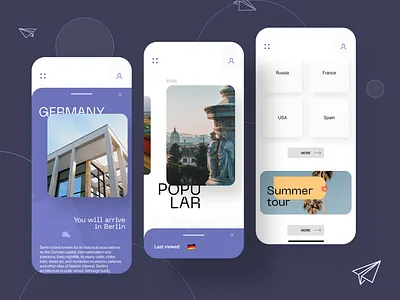 Travel app adobe xd app design kit mobile mobile app mobile ui travel app ui xd