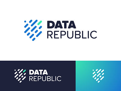 Data Republic Branding Concept brand design brand identity branding concept identity identity design logo