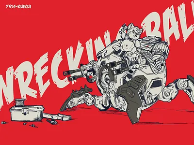 WRECKING BALL（Hammond） 插图 设计