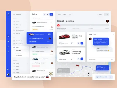 Jet Admin - FlexView admin admin panel business chart chat creative dashboard dashboard ui dc grid interface manger movies product statistics ui ux web webdesign widgets