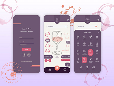 Wino app design application ios ios app ui userexperience userinterface ux