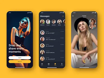 Landing Page design landingpage messages ui