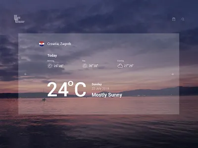 Weather website🌦 design figma photoshop ui ux weather web