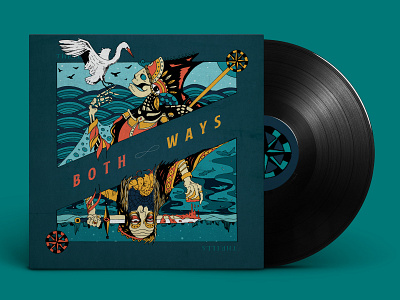 Thrills "Both Ways" Album Art album art album cover album cover design design drawing graphic hand drawn illustraion mystical panel record