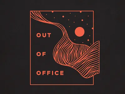 Highline "Out Of Office" Illustration branding design drawing illustration lifestyle logo running