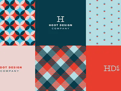 Hoot Patterns agency agency branding brand branding classic dots icon logo mark pattern school typography university vintage