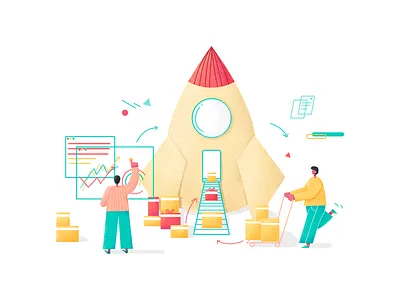 courier courier design express illustration poster ui