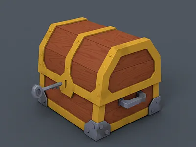 The game's treasure chest c4d game treasure chest