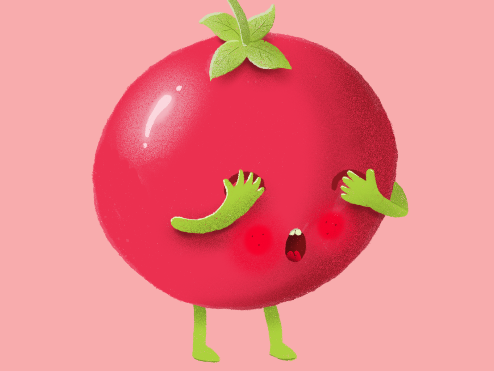 Why Did The Tomato Blush By Brian Vanaski On Dribbble