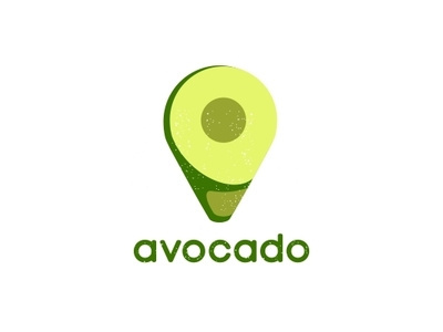 Avocado branding design logo брендинг гаев логотип