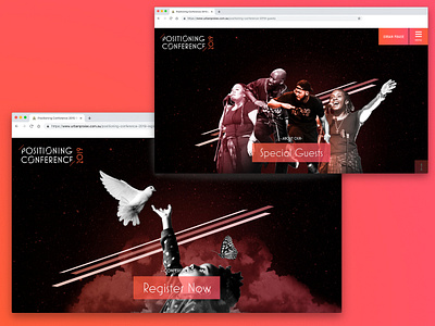 UP Conference Website 2019 Banners colourful freelancer krystlesvetlana webdesign webflow