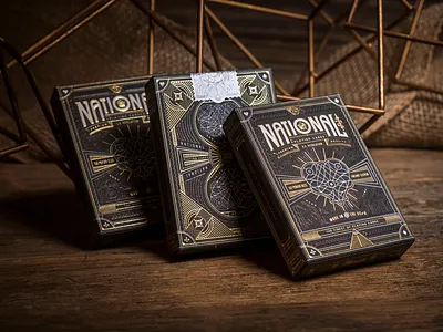 National Playing Cards for Theory 11 branding cards deck deck design deck of cards decks design foil foil stamp gold foil gold ink hot press illustration letterpress line art logo national dry goods playing cards playingcards vector