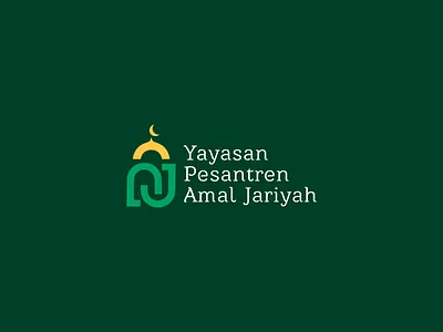 Islamic School aj boarding school branding dome flat green icon islamic isometric design istanbul logo logo design logotype minimal mosque muslim school simple web website