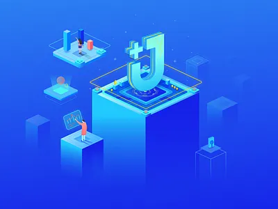 Work illustration ui