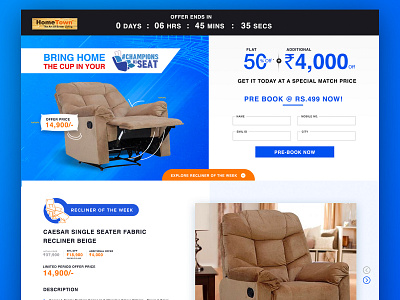 Home Town Landing page campaign page landingpage uiux web design webdesign website website builder