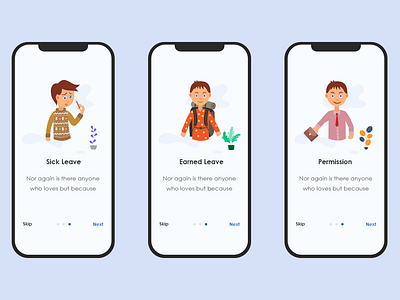 Onboarding design illustration mobile mobile app ui vector