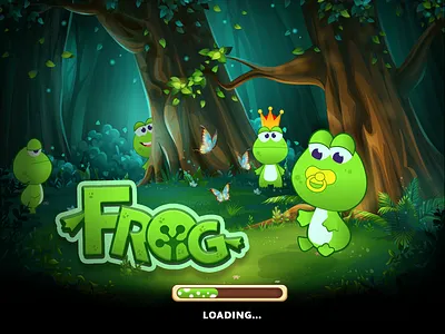 FROG FAMILY CHARACTER DESIGN design illustration vector