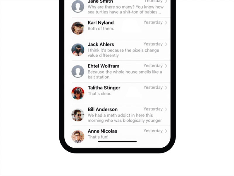 iOS - iPhone X animation apple gif interface ios ui ux
