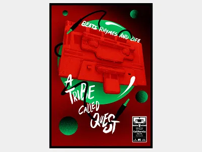 Beats, Rhymes and Life 3d 3d art branding c4d cgi cinema 4d design digital 3d digital art digital illustration dribbble illustration illustration art illustrator lettering photoshop poster typography vector