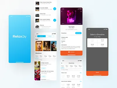 Best Events / Realx.by 🎬 android app cinema circus concert education events for kids free events ios app party product design show sports theatre ui ux