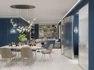 Fragment render of a two bedroom apartment. 3d 3ds max 3dsmax cgart cgi corona render corona renderer design interior interior design interiors photoshop