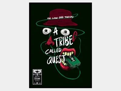 The Low End Theory branding design digital art digital illustration dribbble illustration illustration art indesign lettering music photoshop poster printmaking typography wacom