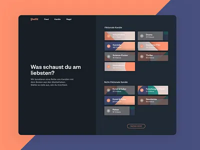 Shelfd – onboarding branding cards dashboard illustration onboarding platform website
