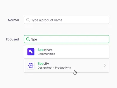 🔍Search behaviour app design dropdown search ui user experience user interface ux