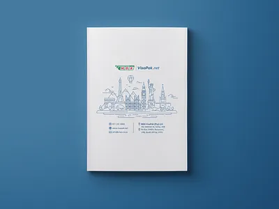 MDS Visapak Proposal Back - Back Cover book booklet brochure company corporate icons infographic information layout line linear monoline print proposal services showcase statistics text travel visa