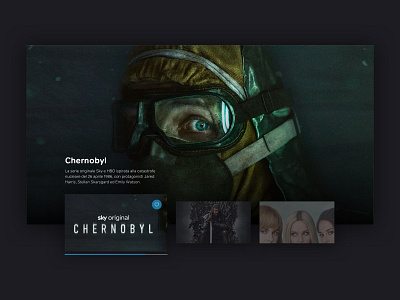 Movie Slider black dark dark mode dark theme minimal movie slider slideshow ui ux web