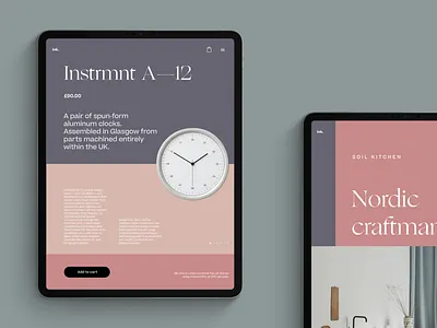 Eco Goods Store: Product Page clock design design studio eco ecommerce ecommerce design goods graphic design interaction interface ipad minimalism product card product page shopping ui user experience ux web web design
