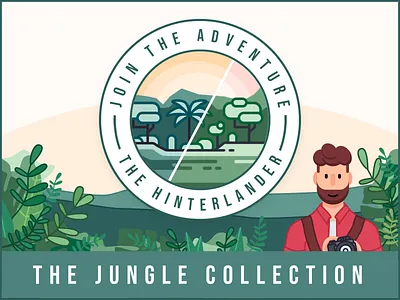 The Jungle Collection - Lightroom Presets adventure beard branding character character design explorer filter flat icon illustration instagram jungle lightrom lightroom mobile lightroom preset logo minimal photography presets vector