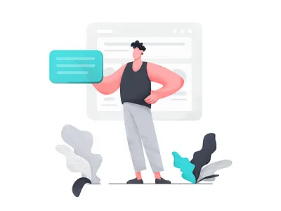 Keep-Intelligent training program animation design illustration ui ux vector 插图