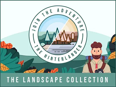 The Landscape Collection - Lightroom Presets adventure beard branding character character design explorer filter flat icon illustration instagram jungle lightrom lightroom mobile lightroom preset logo minimal photography presets vector