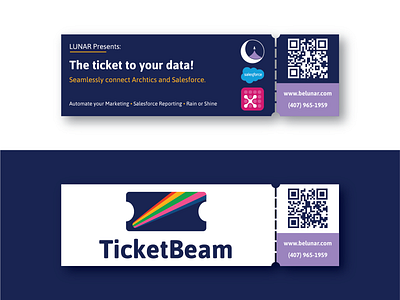 TicketBeam Ticket Flyer branding clean collateral design design illustration logo minimal paper typography vector