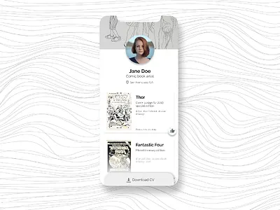 Daily UI Challenge 006 dailyui dailyui 006 profile ui uidesign user userprofile