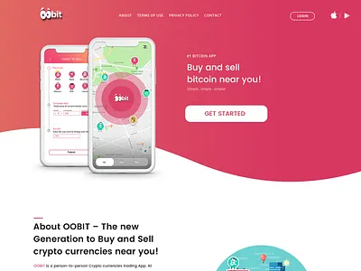 App landing page app flat landing page uidesign uiux ux