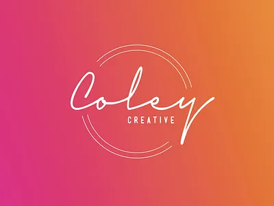 Coley Creative Logo Concept 1 art branding design font graphic design hand lettering illustration lettering lockup logo typography vector