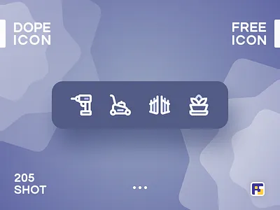 Dopeicon - Icon Showcase 205 animation app branding design dope dopeicon flat freebies icon illustration logo mobile print typography ui vector web design website